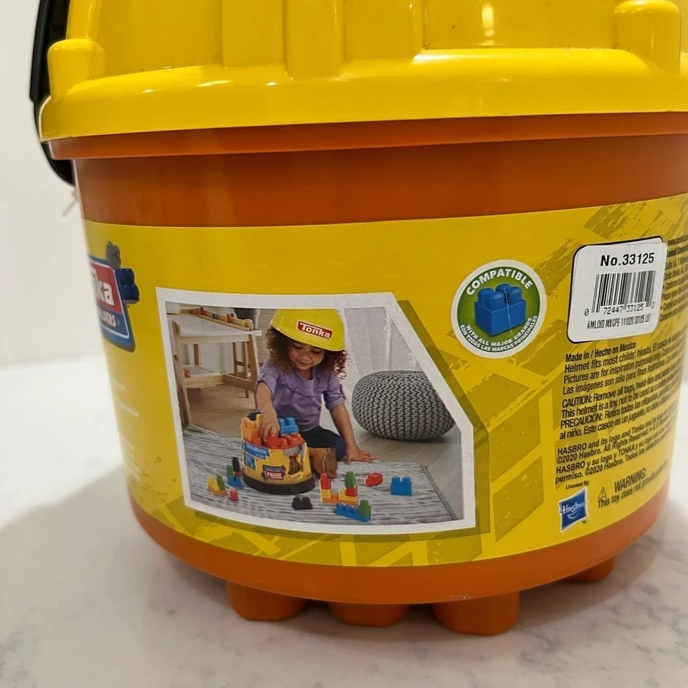 Tonka Mighty Builders Yellow Hard Hat Bucket Set